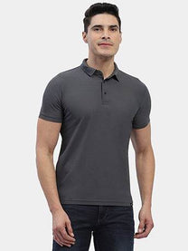 Hummel Men Grey Jaye Sports Polo Collar Tshirt - Hummel India
