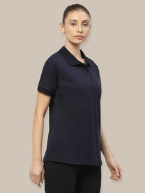 Hummel Kelci Womens Navy B2B Polo - Hummel India