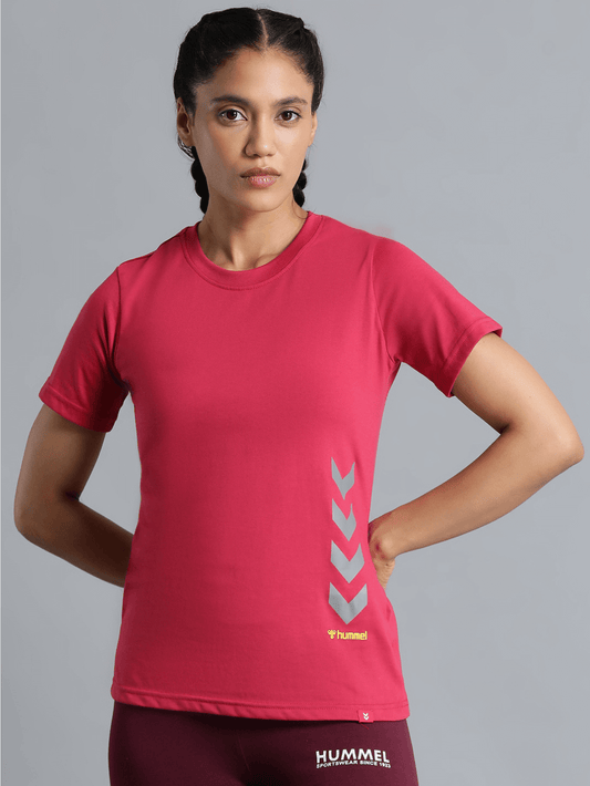 Sports T Shirts For Women Online in India Gym Running Tees Hummel Hummel India