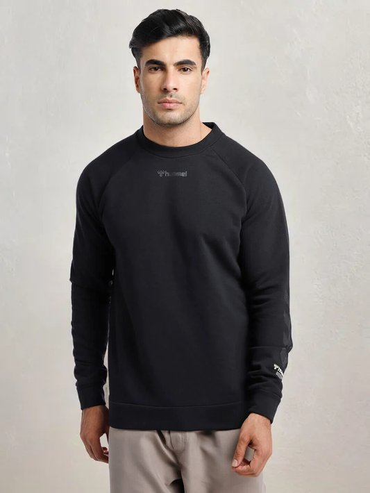 Isam Men Black Sweatshirt