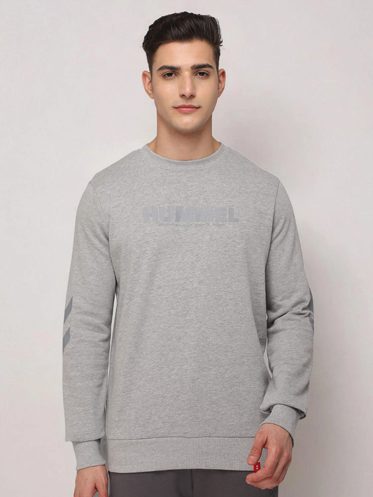 Legacy Men Cotton Grey Sweatshirt