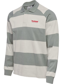 LOOSE STRIPED POLO L/S