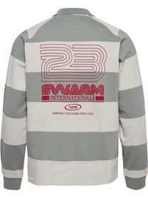 LOOSE STRIPED POLO L/S