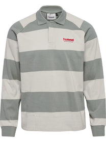 LOOSE STRIPED POLO L/S