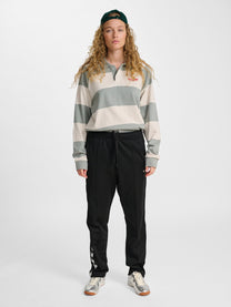 LOOSE STRIPED POLO L/S