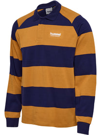 LOOSE STRIPED POLO L/S