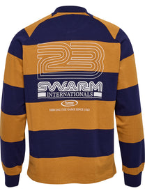 LOOSE STRIPED POLO L/S