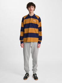 LOOSE STRIPED POLO L/S