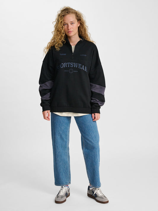 OVERSIZED HALFZIP SW
