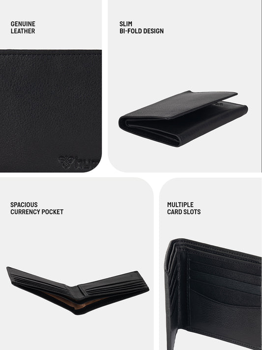 Hummel Bi-Fold Leather Wallet