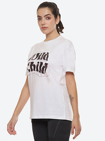 Hummel Wild Child  Women's White Oversized T-shirt