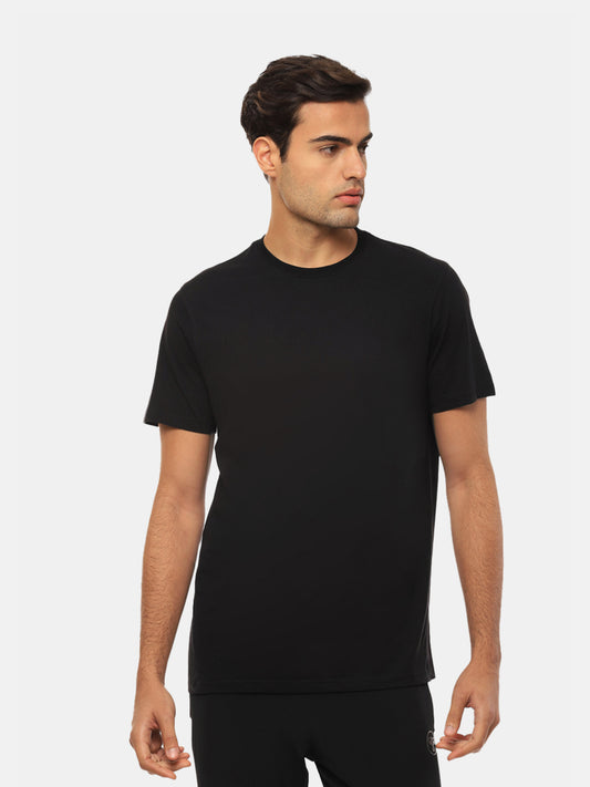 Classic Men Round Neck Cotton T-shirt