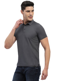 Hummel Men Jaye Grey Golf Polo Tshirt
