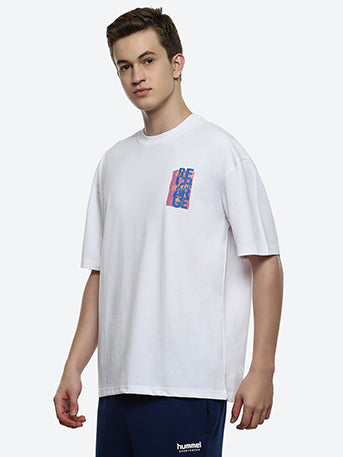 Renew  Men's White Oversized T-shirt