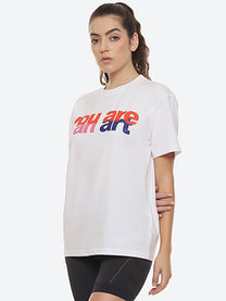 Hummel Artist  Women's White Oversized T-shirt