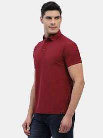 Hummel Men Maroon Jaye Sports Polo Collar Tshirt - Hummel India