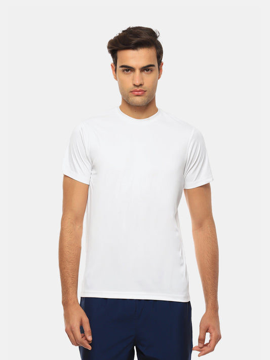 Classic Men Round Neck Cotton T-shirt