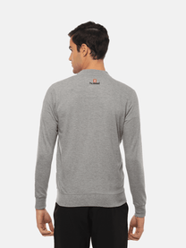 Hummel Elan Men Grey B2B Zipper Jacket - Hummel India