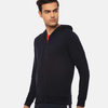 Hummel Elwin Men Blue B2B Zipper Hoodie - Hummel India