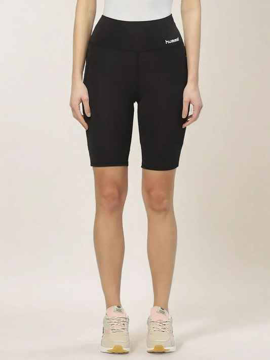 Scarlet Women Polyester Black Cycling Short