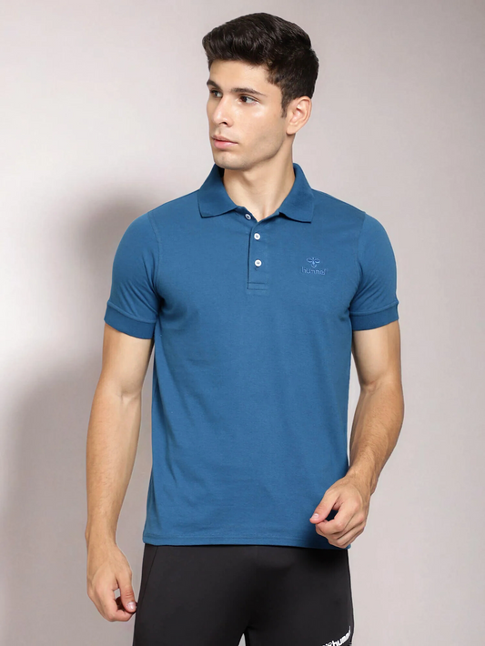 Ascon polo t-shirt for men in Navy Blue
