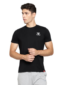 Evel Mens Round Neck Tshirt Pack Of 2(White/Black)