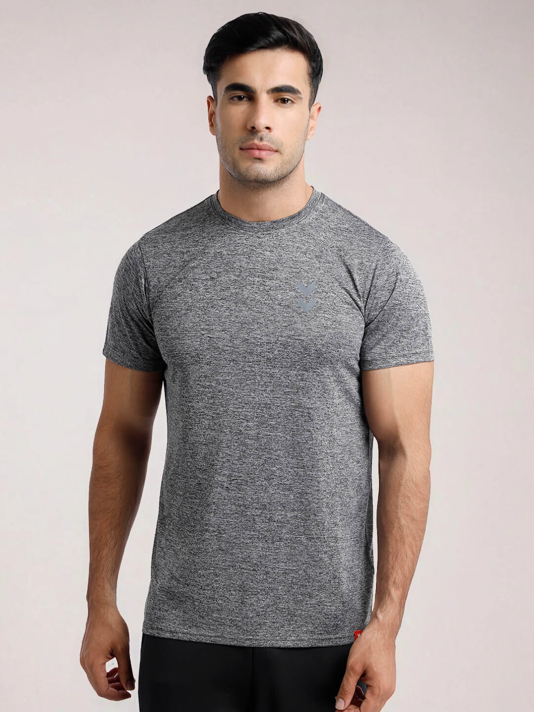 Gensen Round Neck Half Sleeve Solid Regular fit Polyester T-shirt for ...