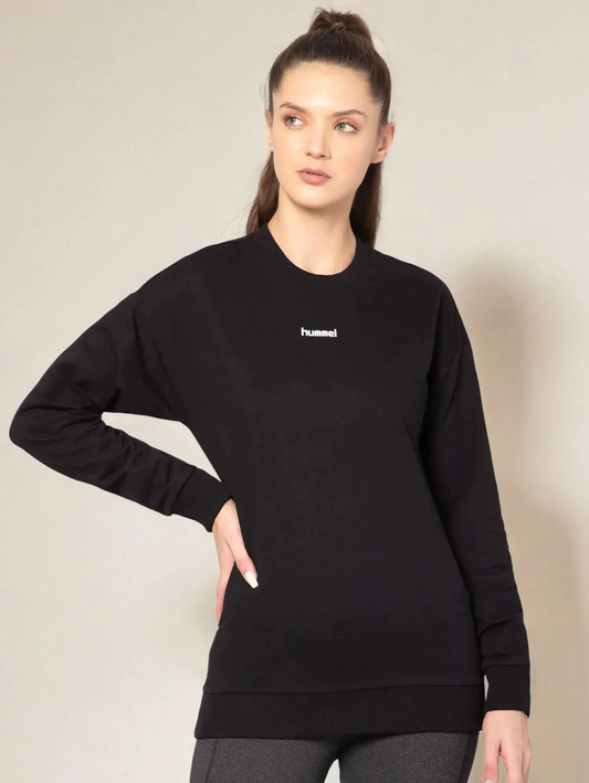 Casoi Women Black Sweatshirt
