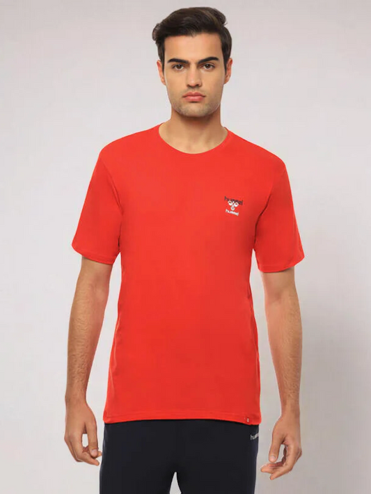 Champ Men's Cotton T-shirt for men in Red