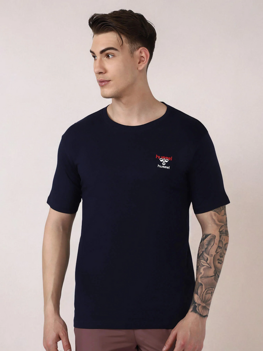 Champ Men's Cotton T-shirt for men in Navy Blue