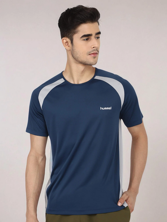 Calin Polyester T-shirt for men in Blue