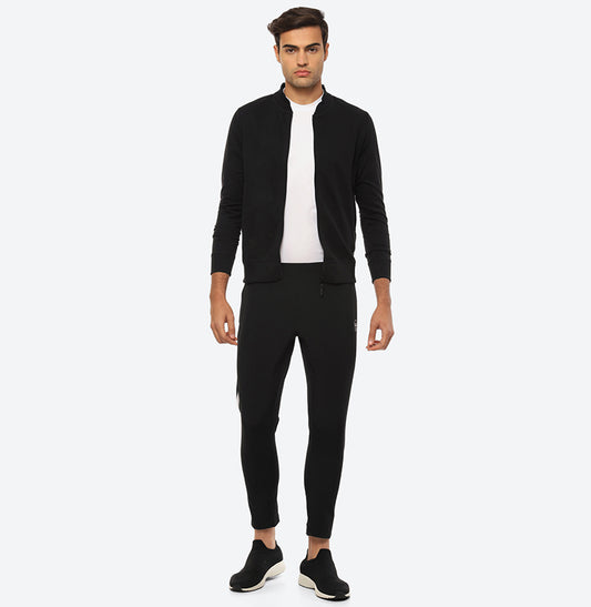 Elan Unisex Black Zipper Jacket