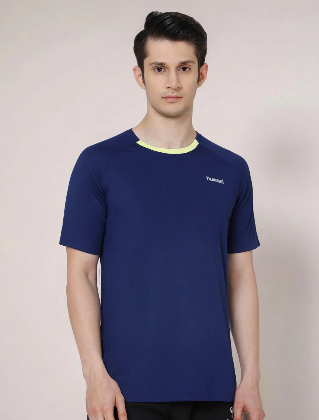 Jish Men's Polyester T-shirt for men in Blue