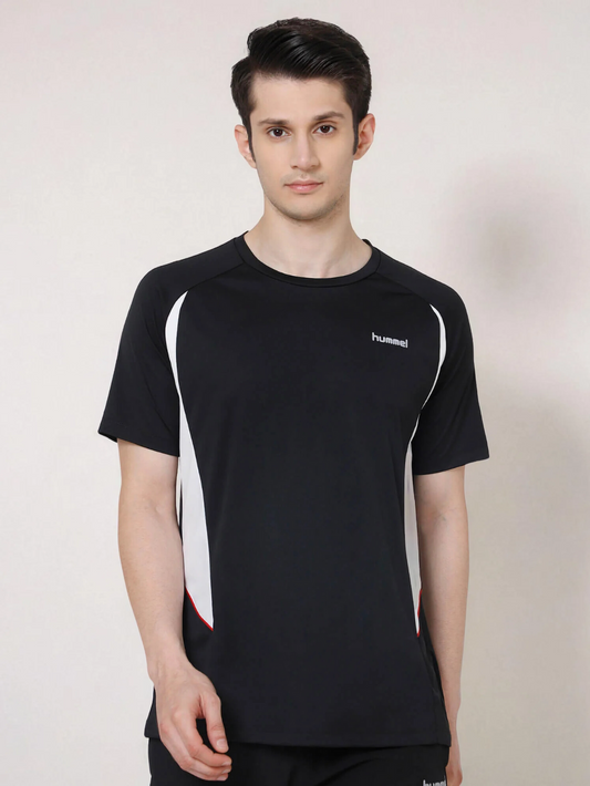 Kemper Men's Polyester T-shirt for men in Black