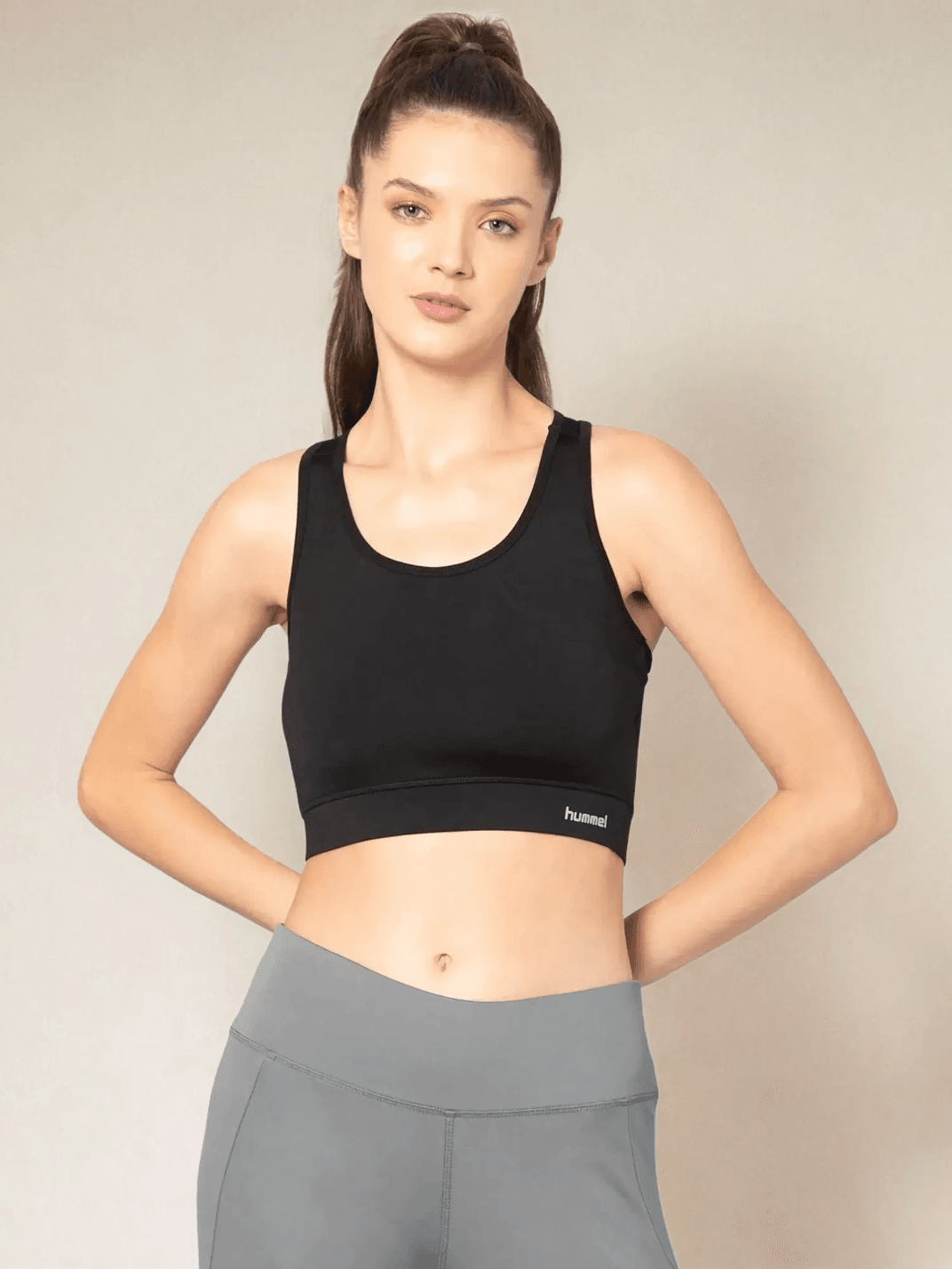 Polyester Bra Sia Women Sleeveless Solid Polyester Bra for Women Comfortable ...