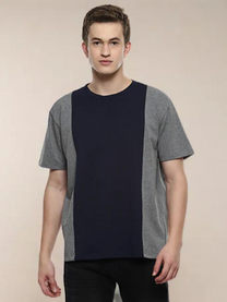 Coal Men's Block Boxy T-shirt for men in Grey