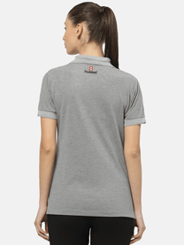 Hummel Kelci Womens Grey B2B Polo - Hummel India