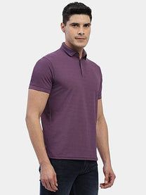 Hummel Men Purple Jaye Sports Polo Collar Tshirt - Hummel India