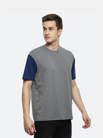 Hue Color Block Oversized T-Shirt