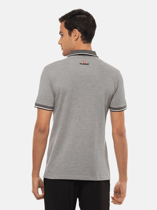 Hummel Eunike Men Grey Tshirt B2B Polo - Hummel India