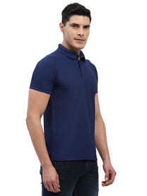 Hummel Men Jaye Navy Golf Polo Tshirt