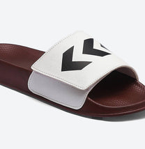 Hummel Stack Men Red Velcro Slides