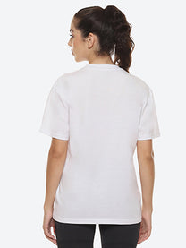Hummel Dope  Women's White Oversized T-shirt