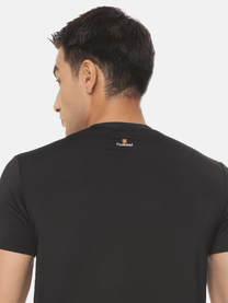 Hummel Genise Men Black Poly T-Shirt - Hummel India