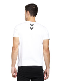 Evel Mens Round Neck Tshirt Pack Of 2(White/Black)