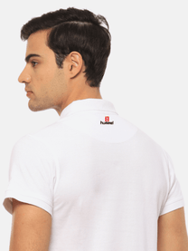 Hummel Men White B2B Polo - Hummel India