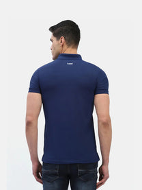 Jaye Poly Polo T-shirt Pack Of 2 (Dress Blue/White)
