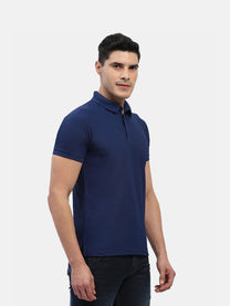 Jaye Poly Polo T-shirt Pack Of 2 (Dress Blue/White)