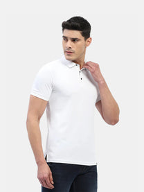 Jaye Poly Polo T-shirt Pack Of 2 (White/Lavender)