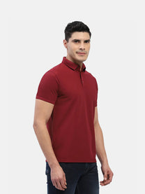 Jaye Poly Polo T-shirt Pack Of 2 (Maroon/Lavender)